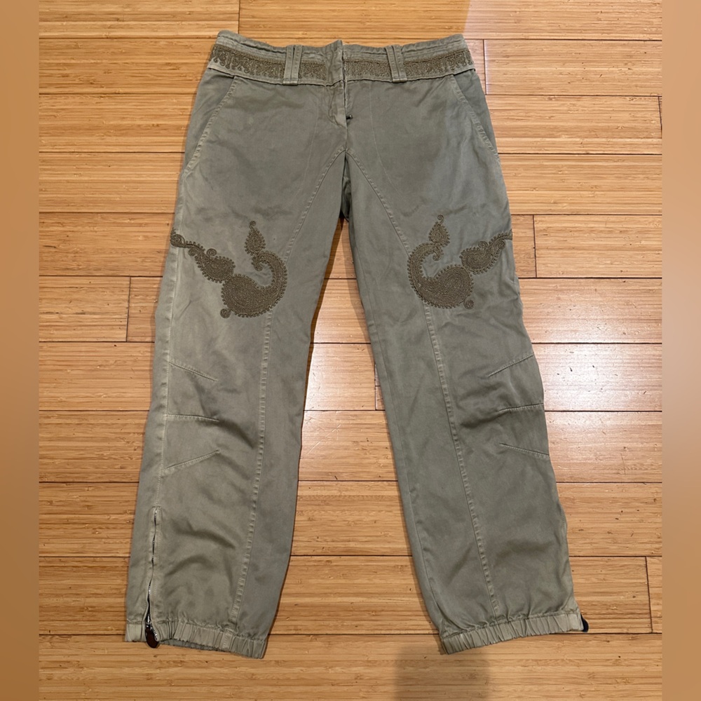 Ermanno Scervino Embroidered Cargo Pant